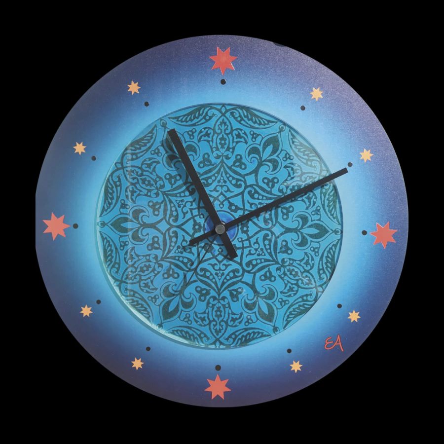 orologio da parete di Elvio Arancio ceramiche artistiche