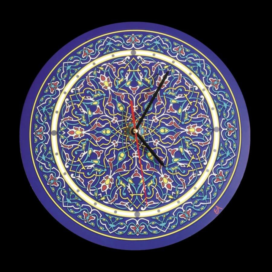 ceramiche artistiche orologi da parete